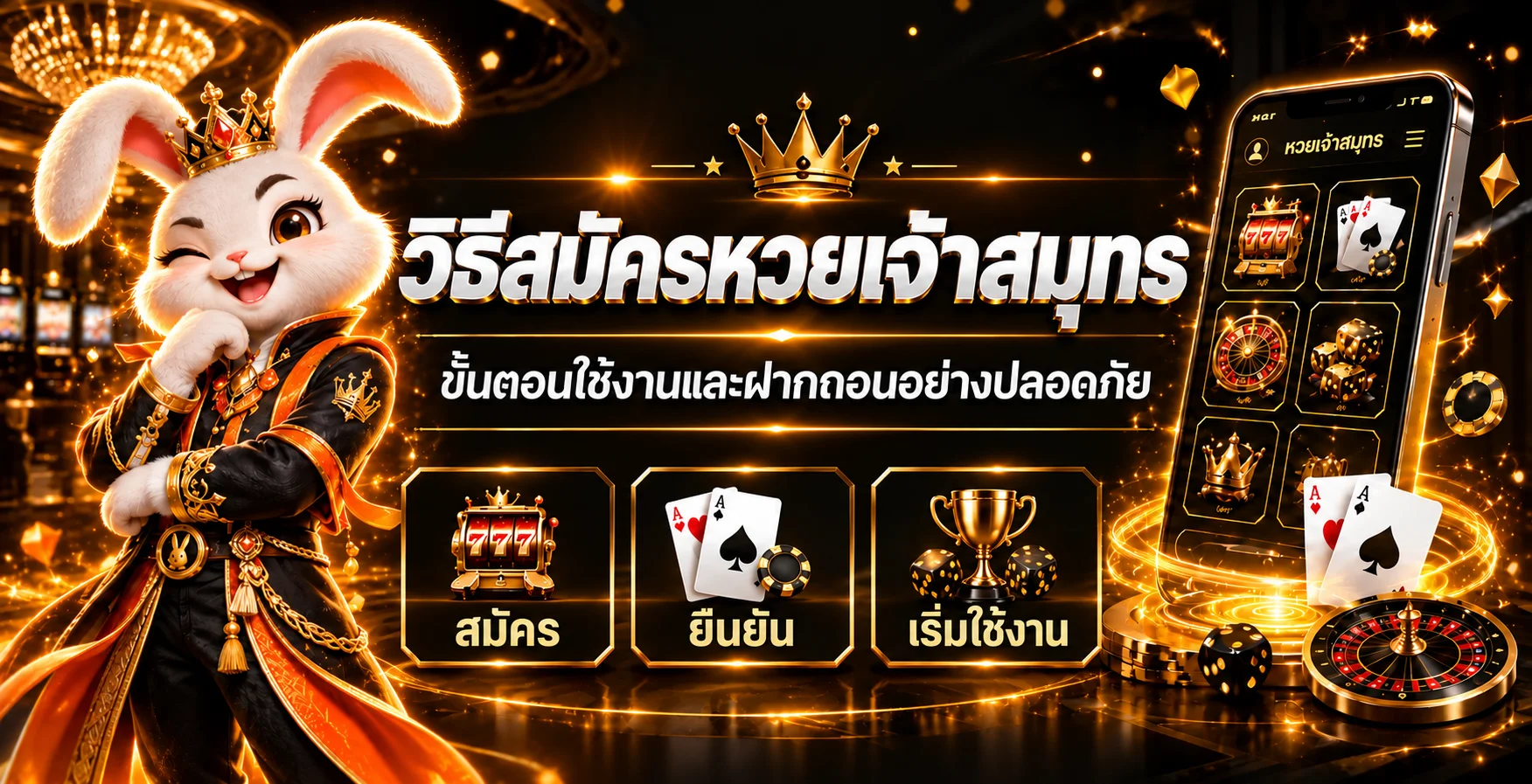 หวยเจ้าสมุทร สมัครอย่างไร | คู่มือ HUAYJAOSAMUT